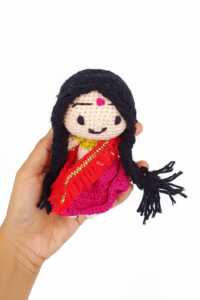 Indian Woman miniature doll