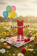 Bear with bow